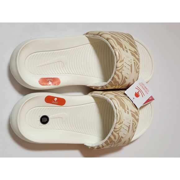 Nike Victori One Slide Sandals – Women’s 10, Multicolor Print, Unworn - Picture 3 of 6